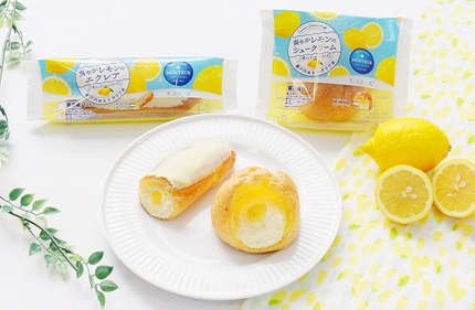 モンテール、「爽やかレモンのシュークリーム」と「爽やかレモンのエクレア」を夏季限定で発売