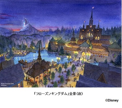オリエンタルランド、東京ディズニーシーの新テーマポート「ファンタジースプリングス」の各エリアとディズニーホテル名称が決定