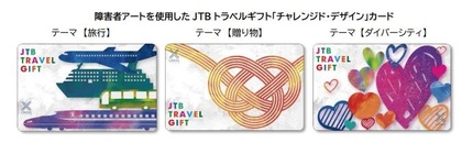 JTBデータサービス、障害者アートを使用したカード型旅行券を販売